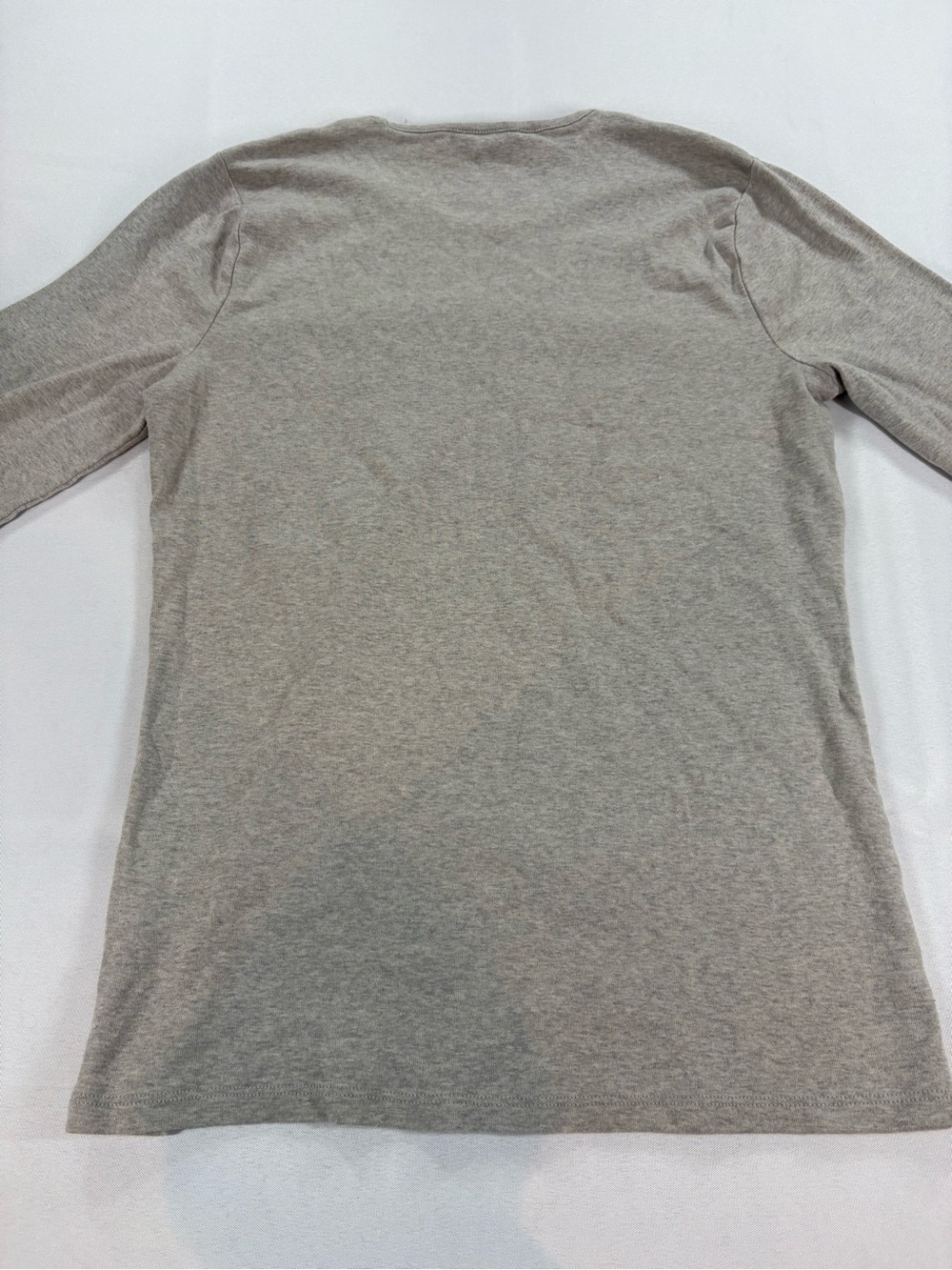 Lauren Ralph Lauren Gray Long Sleeve Tee XXL 100% Cotton - Picture 2 of 6